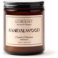 Lorient Sandalwood Kokulu Kavanoz Mum - 250 gr