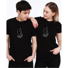 Elbiseciniz Sevgili Kombini Baskılı Unisex Tişört (Tek Adet Fiyatıdır. Kombin Için Ayrı Ayrı Sipariş Veriniz)