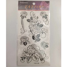 Gigi Giyim  Karışık Gül Motifli Geçici Dövme