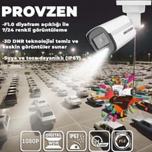 Provzen Hikvision Colorvu Gece Renkli 12 Kameralı Set 1 Tb HDD