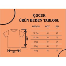 Elbiseciniz Unisex Çocuk Bisiklet Yaka Baskılı T-Shirt