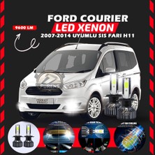 Furens Ford Courier 2007-2014 Sis Farı Uyumlu Şimşek Etkili Led Xenon Pro Series H11