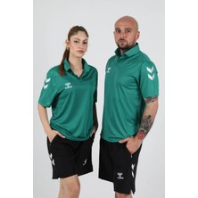 Hummel Oregon Yeşil Tişört M Erkekler İçin Spor ve Günlük Kombin Nefes Alabilir Kumaş