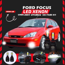 Furens Ford Focus 1 1999-2001 Sis Farı Uyumlu Şimşek Etkili Led Xenon Light Series H1