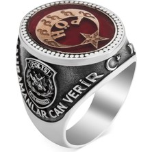 Anı Yüzük Kahramanlar Polis Özel Harekat Gümüş Yüzüğü