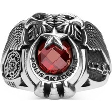 Anı Yüzük Göktürkçe Türk Yazılı Polis Akademisi (Paem) Yüzüğü