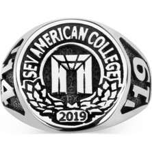 Anı Yüzük Sev American College 2019 Yüzüğü - Bay