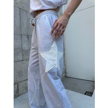 Y2K Yıldız Patch Örme Eşofman Altı/pantolon