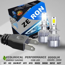 Furens Ford Focus 2 2005-2008 Kısa Far Uyumlu Şimşek Etkili Led Xenon Performance Series H7