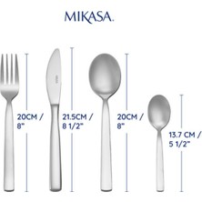 Mikasa MKCUTBEAU16PC Beaumont Paslanmaz Çelik 16 Parça Çatal Kaşık Bıçak Takımı