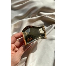 By Risa Asimetrik Kalın Kelepçe Bileklik Silver