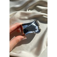 By Risa Asimetrik Kalın Kelepçe Bileklik Silver