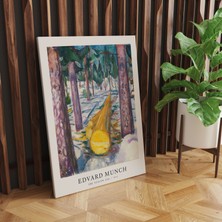 Oda Dekorasyonu Kanvas Tablo Edvard Munch Sanatsal Tablo Salon Duvar Dekorasyonu