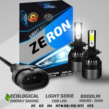 Furens Ford Focus 3 2012-2014 Sis Farı Uyumlu Şimşek Etkili Led Xenon Light Series H11