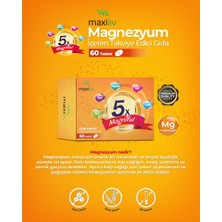 Maxiliv Magniful Magnezyum 60 Tablet | 5 Formda Yüksek Emilimli Magnezyum Takviyesi