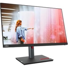 Lenovo Thinkvision P24Q-30, 23.8" Qhd (2560X1440) IPS Monitör, USB Hub, Pivot, Yükseklik Ayarlı Ayak (Hdmı + Dp Out), 63B4GAT6TK