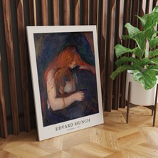 Sanatsal Kanvas Tablo Duvar Dekorasyonu Edvard Munch Salon Dekorasyonu Duvar Tablosu