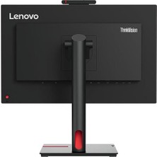 Lenovo Thinkvision T24V-30, 23.8" Fhd IPS Monitör, USB Hub, Pivot, Yükseklik Ayarlı Ayak (Hdmı + Dp + Vga), Webcam, Speaker Monitör 63D8MAT3TK