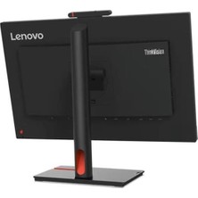 Lenovo Thinkvision T24V-30, 23.8" Fhd IPS Monitör, USB Hub, Pivot, Yükseklik Ayarlı Ayak (Hdmı + Dp + Vga), Webcam, Speaker Monitör 63D8MAT3TK