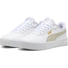 Puma Carina 2.0 Zebra Jr Beyaz Kadın Sneaker