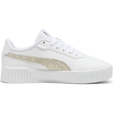 Puma Carina 2.0 Zebra Jr Beyaz Kadın Sneaker