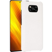 SZY Mall Şık Klasik Durumda Xiaomi Poco X3 Nfc Klasik Timsah Moda Anti (Yurt Dışından)