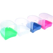Huoxun Shop B Mavi Stil 1 Adet Plastik Kuş Su Banyosu Kutusu Papağanlar Muhabbet Kuşu Asılı Kuş Banyosu Kafes Küvet Kuş Banyo Kuş Su Banyo Küveti Evcil Kuş Kasesi (Yurt Dışından)