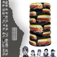 E-Taktik Car Temalı Boyunluk Maske Baf Bandana