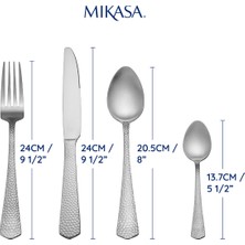 Mikasa MKCUTBROAD16PC Broadway Paslanmaz Çelik 16 Parça Çatal Kaşık Bıçak Takımı