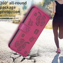 Colorful Shop Huawei Mate 60 Pro Yonca Çiçek Kart Yuvaları Tutucu Kickstand Için Flip Case (Yurt Dışından)