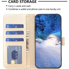 Colorful Shop Huawei Mate 60 Pro Yonca Çiçek Kart Yuvaları Tutucu Kickstand Için Flip Case (Yurt Dışından)