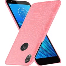 Colorful Shop Motorola Moto E6 Koruyucu Kapak Uyumluluğu Için Şık Klasik Kılıf (Yurt Dışından)