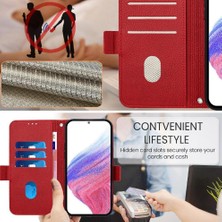 Colorful Shop Kredi Kartı Yuvası ile Oukitel C32 Pu Deri Manyetik Cüzdan Için Kılıf (Yurt Dışından)