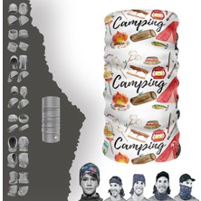 E-Taktik Camping Temalı Boyunluk Maske Baf Bandana
