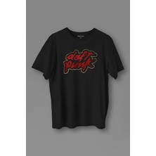 Kendim Seçtim Unisex T-Shirt  Daft Punk Logo Homework Albüm Müzik Siyah Baskılı Tişört