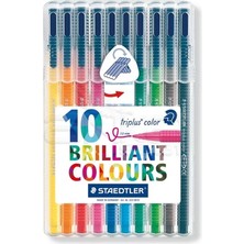 Staedtler Triplus Color Keçe Uçlu Kalem 1.0mm 10LU Set