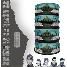 E-Taktik Karavan Desenli Boyunluk Maske Baf Bandana