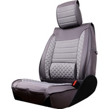 Startcar 
Seat Cordoba Uyumlu Deri Oto Koltuk Kılıfı Ön Arka Set Füme Atlas Model Sc