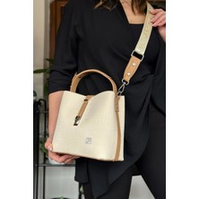 Just Polo Yeni Sezon Baskılı 3 Bölmeli Kadın Omuz Çantası 234002MH