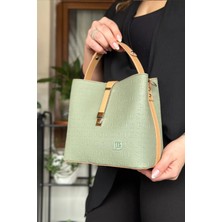 Just Polo Yeni Sezon Baskılı 3 Bölmeli Kadın Omuz Çantası 234002MH