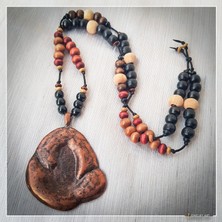 Z Jewelry Art Degma - El Yapımı Etnik Otantik Bohem Kadın Erkek Unisex Kolye