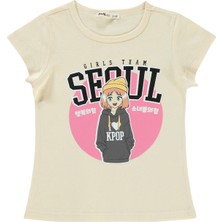 Civil Girls Kız Çocuk Tişört 2-5 Yaş Fil Dişi