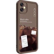 Fibaks Samsung Galaxy A05 Kılıf Kamera Korumalı Yumuşak Kenarlı Coffee Lansman Kapak