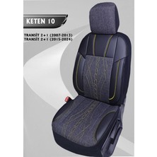 Fordtransit 2007-2013 Mode Uyumlu Ön 2+1 Koltuk Kılıf