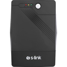 S-Link Mıght U200 2000VA 12V9AH*2 1200W Siyah Line-Interactive Kesintisiz Ups Güç Kaynağı