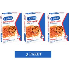 Piano Kauçuk Ambalaj Lastiği 50 gr (Pyn-Pkl-01) 3 Paket