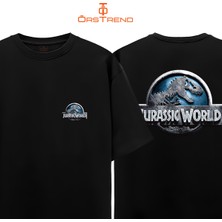 Ors Trend Jurassic World Baskılı Oversize Tişört