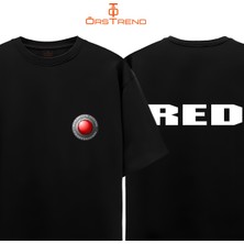 Ors Trend Red Baskılı Oversize Tişört