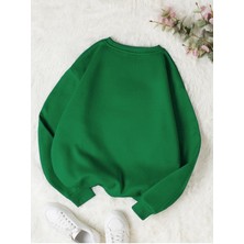 Formatik  Rockstar Baskılı Bisiklet Yaka Sweatshirt