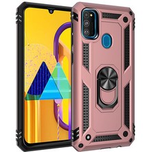 Mobify Samsung Galaxy M21 Kılıf Tam Koruma Çift Katmanlı Ibiza Sert Silikon Kapak